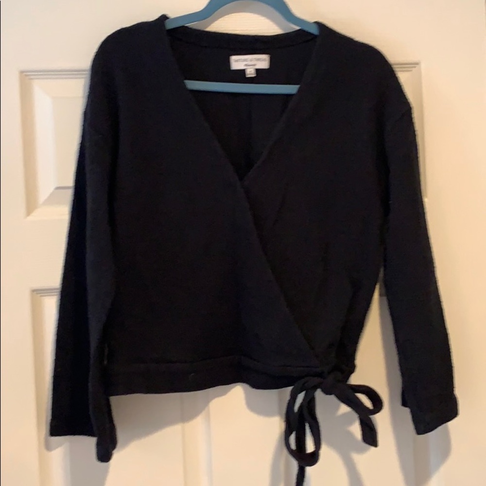 Madewell Wrap & Tie Top